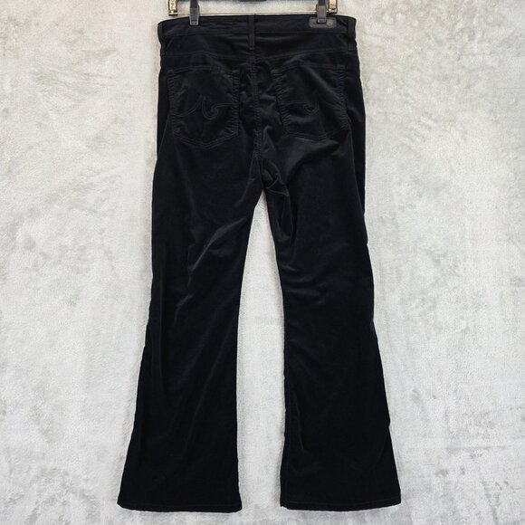 AG Adriano Goldschmied Farrah Boot Jeans Womens 30 Black Velvet High-Rise Fit - Picture 8 of 12